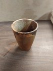 Antique California Gold Miner s Crucible Assayers Fire Ceramic Crucible 