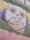 Bedding Circo Baby Quilt Comforter Blanket Flowers With Owl  1001