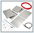 Complete Aluminum Battery Box Relocation Kit Universal Polished Billet Race Pc