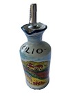 Italian Pottery Borgioli Hand Painted Olive Oil Bottle Small 8 Oz 6 In Talk