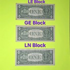 Lot Of 3 Fancy Serial Number  1 Bills - Quad 4444s  Trinary  Partial 5432 Ladder