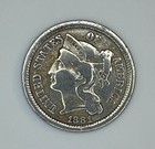 1881 Three Cent Nickel   tcn100