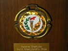 Vintage Horse Plaque 8  X 6  Reserve Champion Wcmhr World Championship Show
