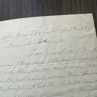 Antique 1888 Handwritten Cursive Letter Republicans democrats Feud Horses