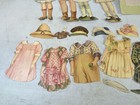 Vintage Paper Cutout Dolls   Clothes Lot 11d14