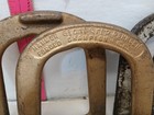 Vintage Hammer Glove Grip Design Forged Champion Pitching Horseshoes Lot Of 4