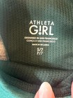 Athleta Girl  aurora  Seamless Green Abstract Printed Crop Tank Size S  7 