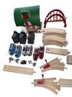 Brio World Train Set 33512 Battery Train Station Bridge Complete 42 Pc Set