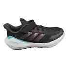 Adidas Kids Eq21 Run Black Pulse Aqua Running Athletic Shoes - Size 2