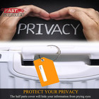 7 Pack Silicone Luggage Tag For Suitcases With Name Id Card  Tsa Approved  Priva