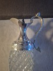 Tall Vintage Italian Crystal Decanter Glass Carafe Wine Pitcher 15-1 2 