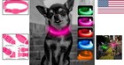 Ultra Bright Pink Led Dog Collar - Usb Rechargeable Safety Collar For Small Pets