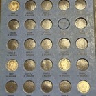 Barber Dime Set-33 Coins In Whitman Folder Actual Set Good Started Set Has 1902o