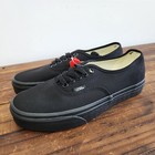 Vans New Authentic Era Classic Sneakers Unisex Canvas Shoes Black Black
