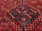 5x7 Vintage Handmade Rug Antique Oriental Handwoven Geometric Old Worn Tribal Ft