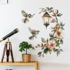 Wall Sticker Flower Decal Birds Vinyl Mural Art 3d Diy Living Room Home Decor