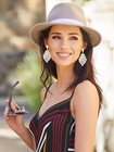 Acrylic Pendant Necklace Earrings     Long Statement Leaf Charm Necklace Tortoise 