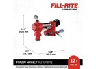 Fill-rite 12v Dc 20 Gpm Diesel Fuel Transfer Pump With Automatic Nozzle   Filter