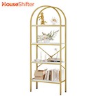 4 5 6 Tier Rustic Bookshelf Bookcase Rack Display Storage Wooden Home Office