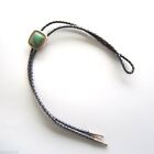 Gold Plated Green Stone Western Cowboy Rodeo Bolo Tie