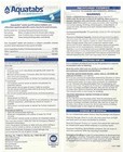 Clean Water Purification Tablets Camping-aquatabs Survival  Best Exp Date 2 2028