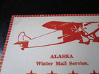 Vtg 1920 Winter Mail Service Railroad Pacific Alaska Airways Mint Og Nh Rare Atq