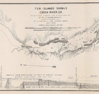 1878 Coosa River - Alabama - Map Original Chief Engineers Nautical