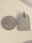 Louis Vuitton Silver Tone Zipper Pull Button Charm  double Sided 
