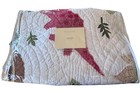 New Pottery Barn Kids Dinosaur   Quilted Bedding Toddler  100  Cotton 36x50   