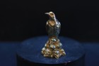 Solid Bronze Raven Statue 4 Inches