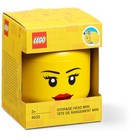Lego Storage Products  40331725 Mini Head Yellow - Girl New