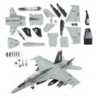 Us Navy 1 72 Scale 25cm F a-18 Hornet Fighter Easy Assembly Model Kit 1pc Gift