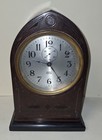 Rare Antique Poole Ithaca  New York Electro Magnetic Mantel Clock