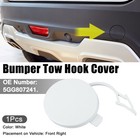  Front Right Bumper Tow Hook Cover Towing Eye Cap Fit For Vw White 2 09 x1 73 