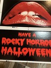 Vintage Budweiser Have A Rocky Horror Halloween Dangler Sign 27 5   x 19 5    Nos