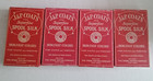 Antique Vintage Jp Coats Superfine Spool Silk  empty  Sewing Thread Box Lot Of 4