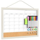Calendarboard For Wall   17x13 Inchesboard Calendar Cork 17 w X 13 h White