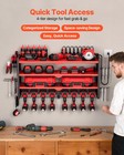 Vevor Power Tool Organizer With Charging Station 4-layer Drill Storage Rack