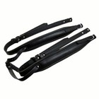 2pcs Fit 96-120 Bass Adjustable Pu Leather Bass Accordion Shoulder Strap Belt