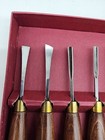 Vintage Crown Tools 220 6 Pc Boxed Woodcarving Tool Set