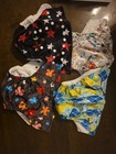 Sunbaby One Size Lot Of 4  Printed Cloth Diaper Covers