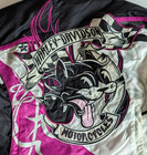 Rare Harley Davidson Motorcycle Jacket Women s Cat Fushia Color Black Xl