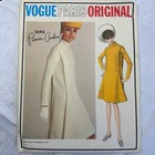 Vogue Paris Original 1960s Pattern 1694 Pierre Cardin Dress - Sz 14 Cut Complete