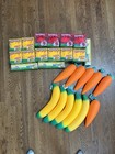 Lot Of 26 Sunny Days Squishy Lot  Strawberry  Butter  Carrot  Cheese