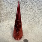 Avon Christmas Tree Bubble Bath Decanter 1970s Vintage
