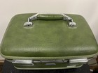 Vintage American Tourister Escort Green Hardshell Cosmetic Travel Train Case