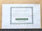 Disney Novelty Stock Certificate Vintage Disney Dollar    75 Bonus Item