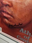 Muhammad Ali Signed Gq Magazine    athlete Of The Century    Framed Psa Letter Auto