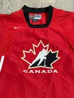 Nike Team Canada Olympic Jersey Youth Size Large Xl Red Blank
