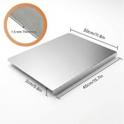 304 Stainless Steel Cutting Board Kitchen Counter Lip Non Slip Metal Chopping